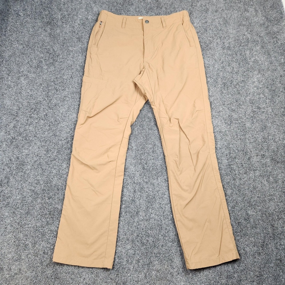 Duck Camp‎ Pants Mens Small Khaki Nylon Stretch Hiking Outdoor Quick Dry